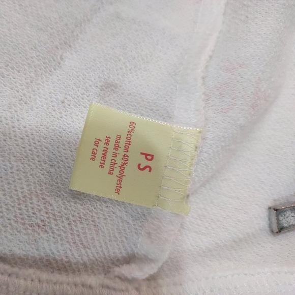 Coral Bay Ladies Zip Up Petite Hoodie White - Picture 11 of 14